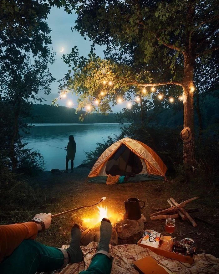 Camping by the Lake